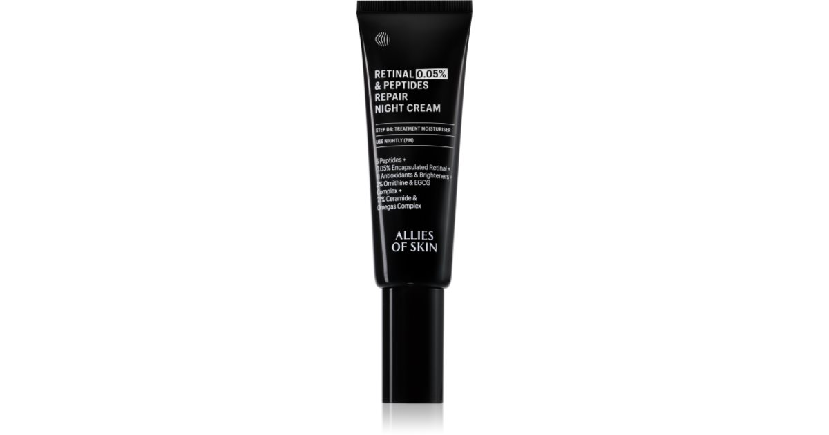 Allies of Skin 0.05% Retinal &amp; Peptides Revitalizing Night Cream 48 ml