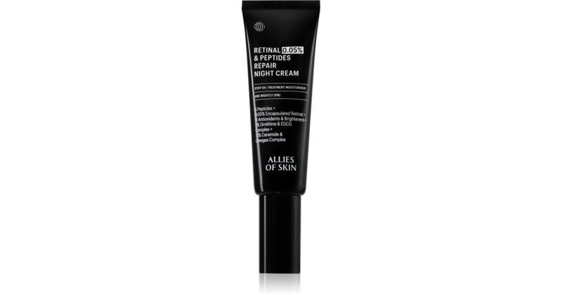 Allies of Skin 0.05% Retinal & Peptides Revitalizing Night Cream 48 ml