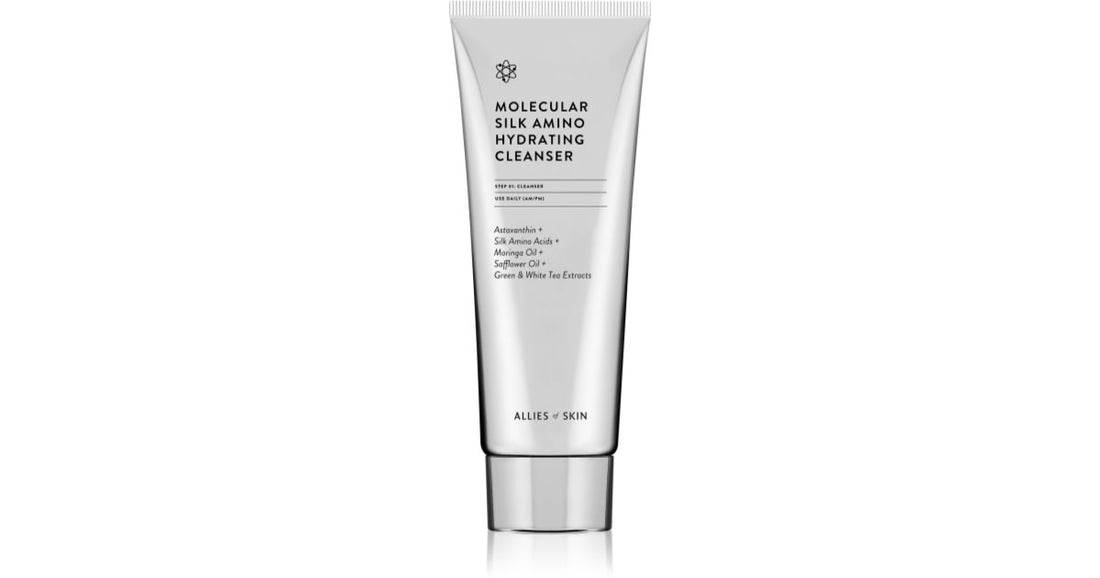 Allies of Skin Molecular Moisturizing Amino-Silk Moisturizing Gel Cleanser with Amino Acids 100 ml