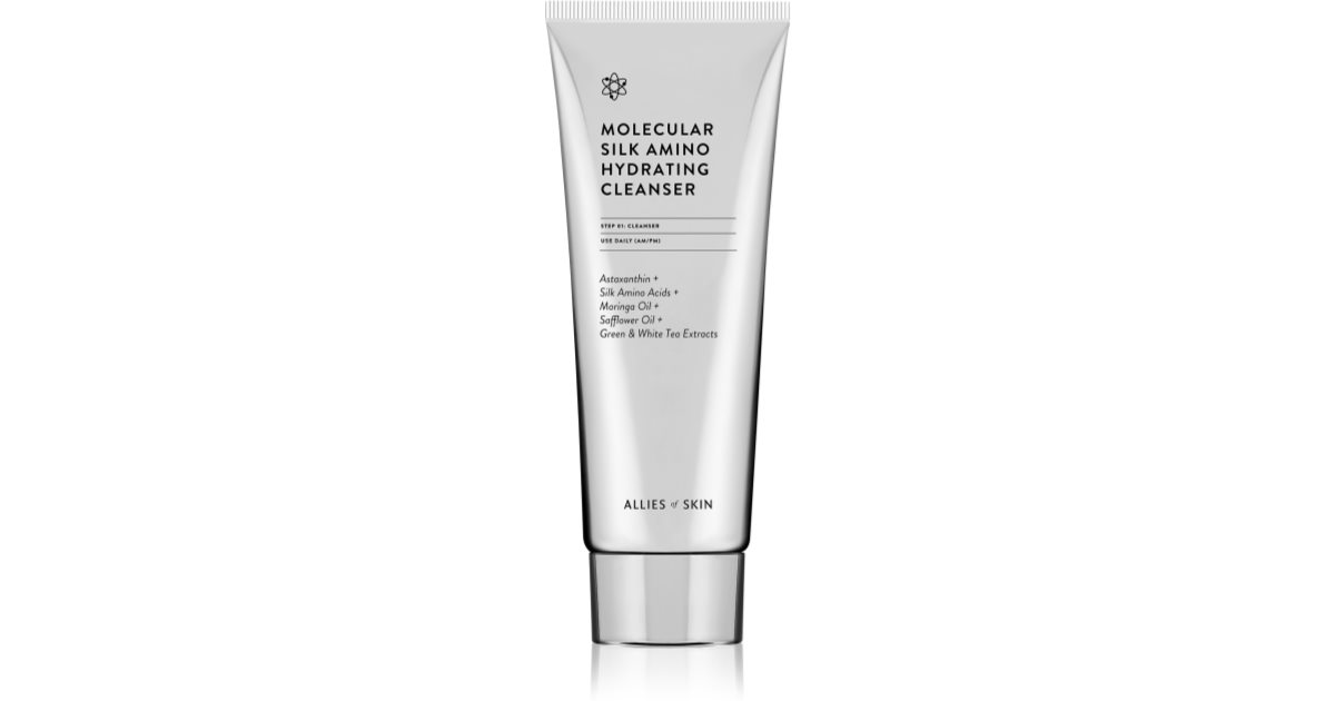 Allies of Skin Gel de curățare hidratant hidratant Molecular Amino-Silk cu aminoacizi 100 ml