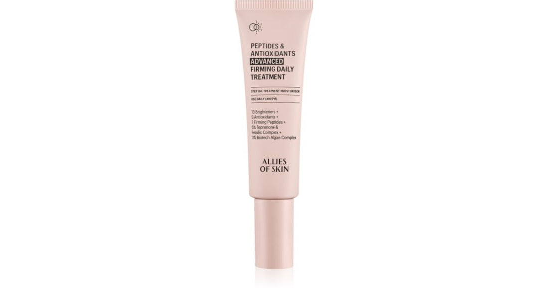 Allies of Skin Crema avansata de fermitate intensa de dimineata si seara pentru hidratarea si intarirea pielii Peptide si antioxidanti 20 ml