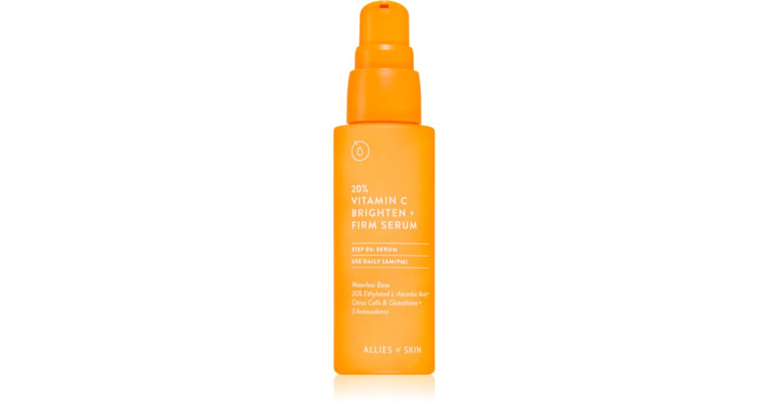 Allies of Skin Sérum raffermissant et illuminateur à la vitamine C 30 ml