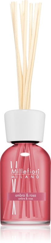 Millefiori Ambra & Rosa diffusore di aromi 250 ml