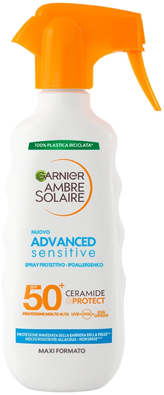 Garnier Ambre Solaire Sensitive Advanced latte abbronzante per pelli sensibili SPF 50+ 270 ml