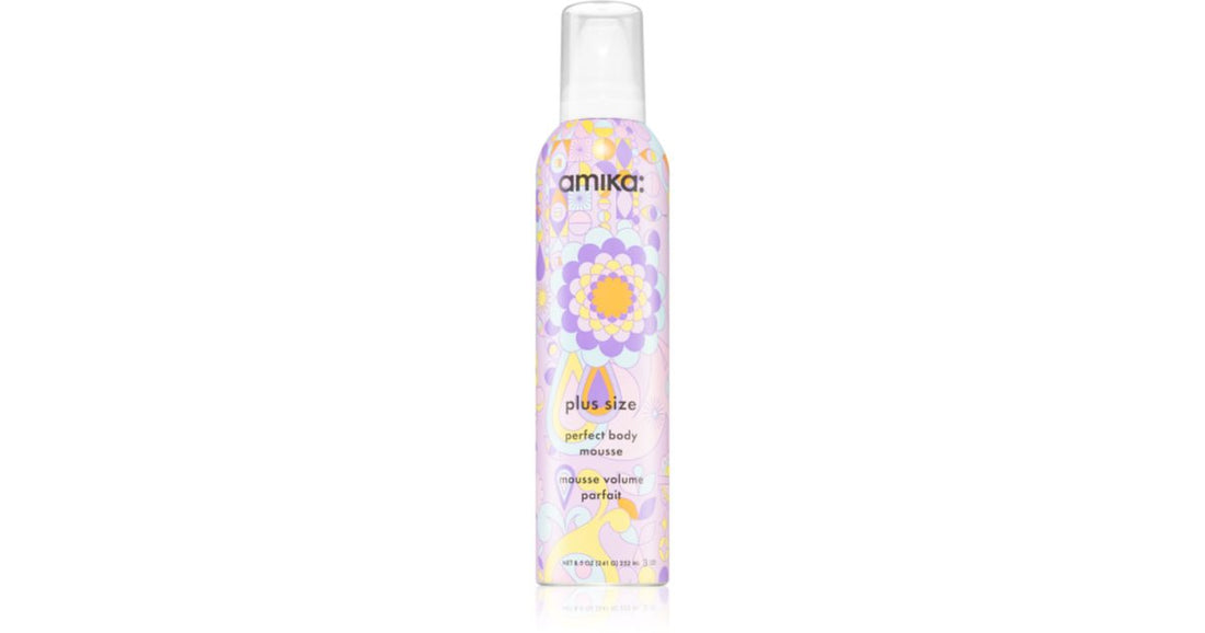 amika Plus Size schiuma per capelli volumizzante e modellante 252 ml