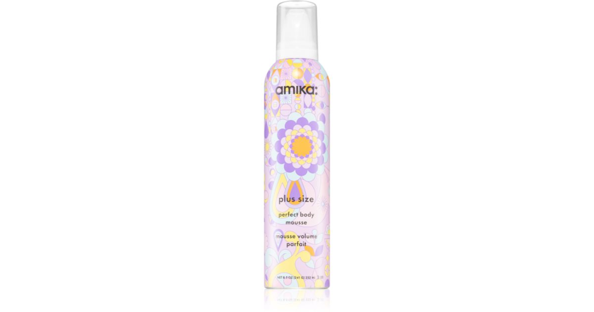 amika Plus Size schiuma per capelli volumizzante e modellante 252 ml