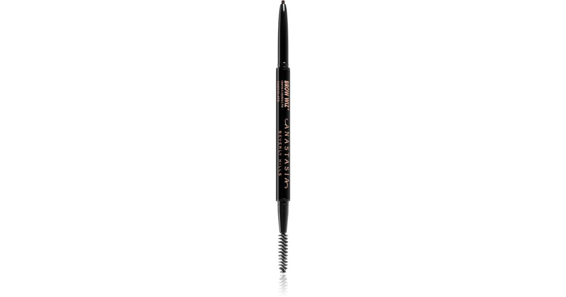 Anastasia Beverly Hills Brow Wiz Präzisions-Augenbrauenstift in Dunkelbraun, 0,09 g