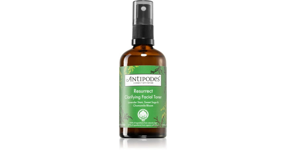 Antipodes Genopliv forfriskende rensende tonic lotion i spray 100 ml