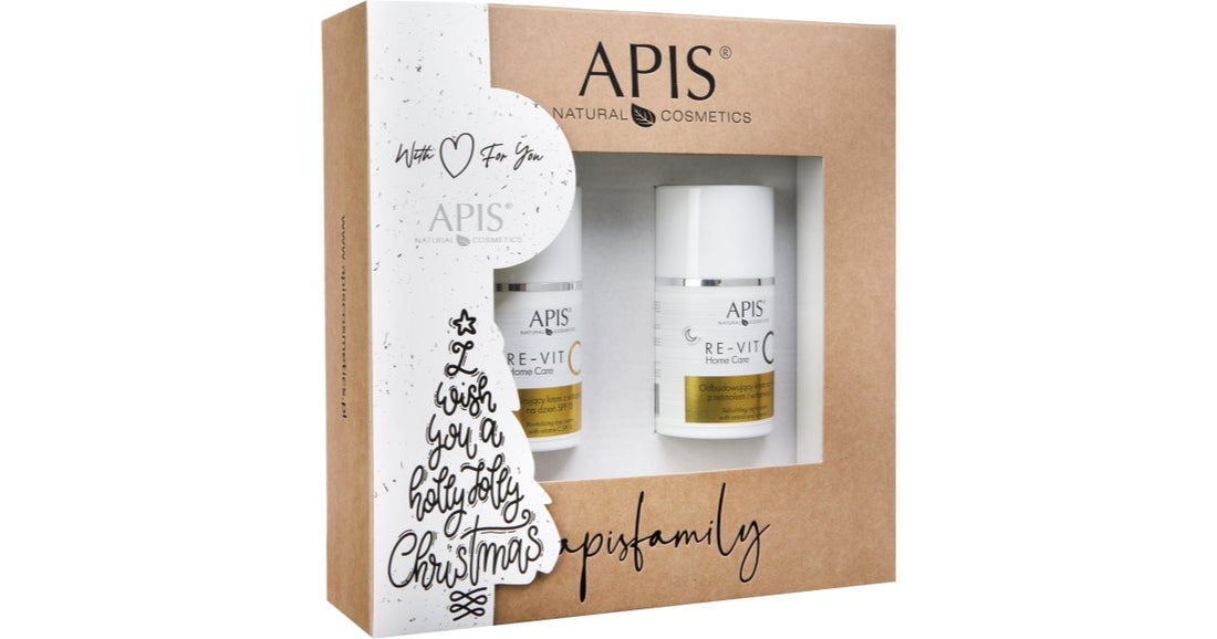 Apis Natural Cosmetics Re-Vit C Home Care gavepakke med vitamin C 2 stk