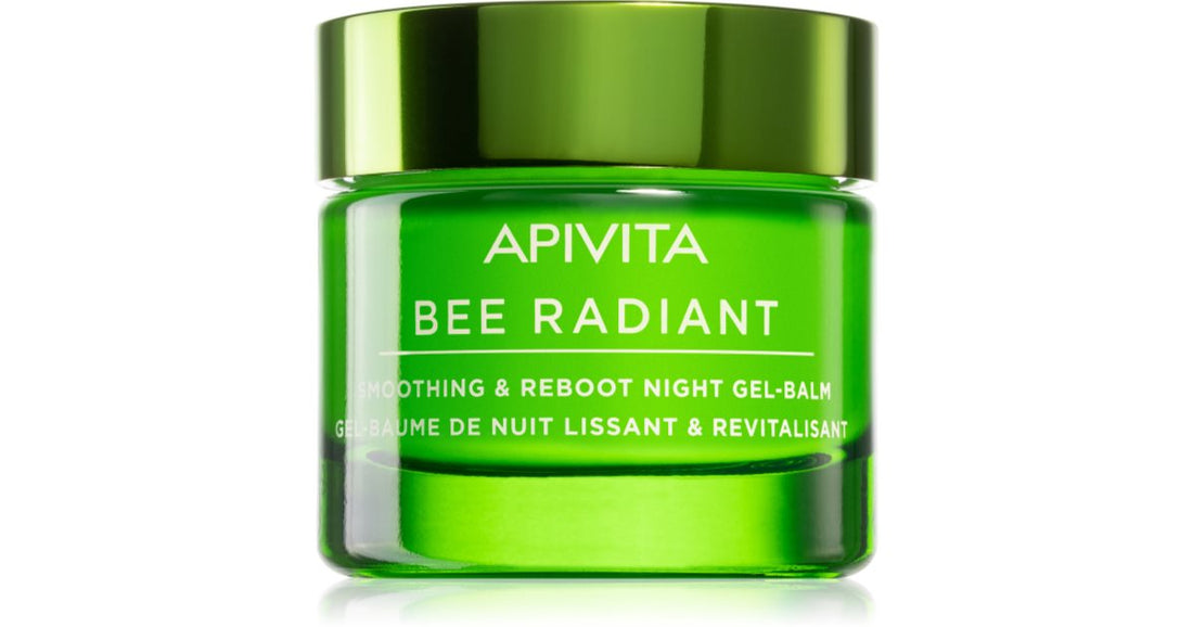 Apivita Bee Radiant rensende og udglattende nat gel-balsam 50 ml