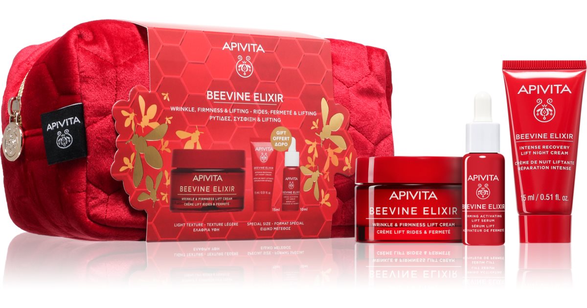 Apivita Χριστουγεννιάτικο σετ δώρου Beevine Elixir (αντιρυτιδικό)