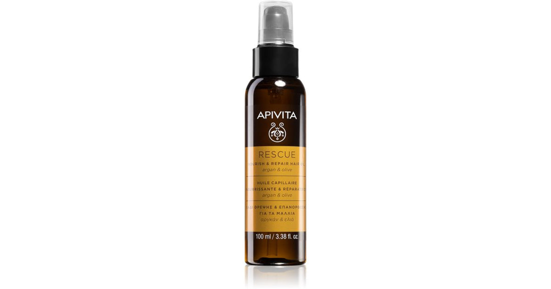 Apivita Holistic Hair Care Óleo de Argan e Oliva 100 ml