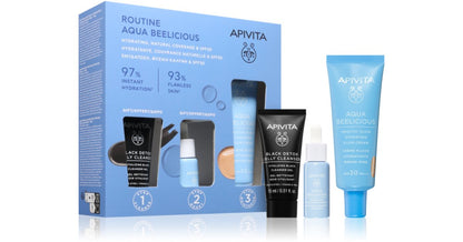 Apivita Aqua Beelicious — set routine idratante e coprente naturale