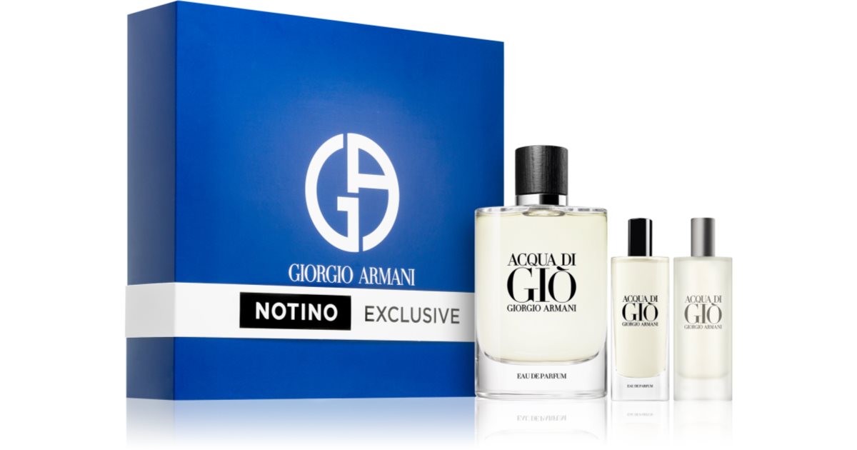 Armani Agua giò 125 ml + 15 ml + 15 ml