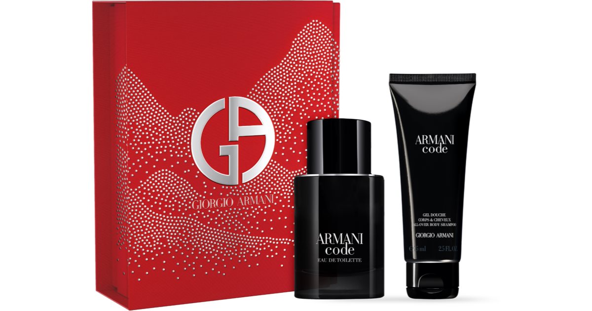 Armani コード ギフトパック フォーメン オードトワレ 50ml + シャワージェル 75ml