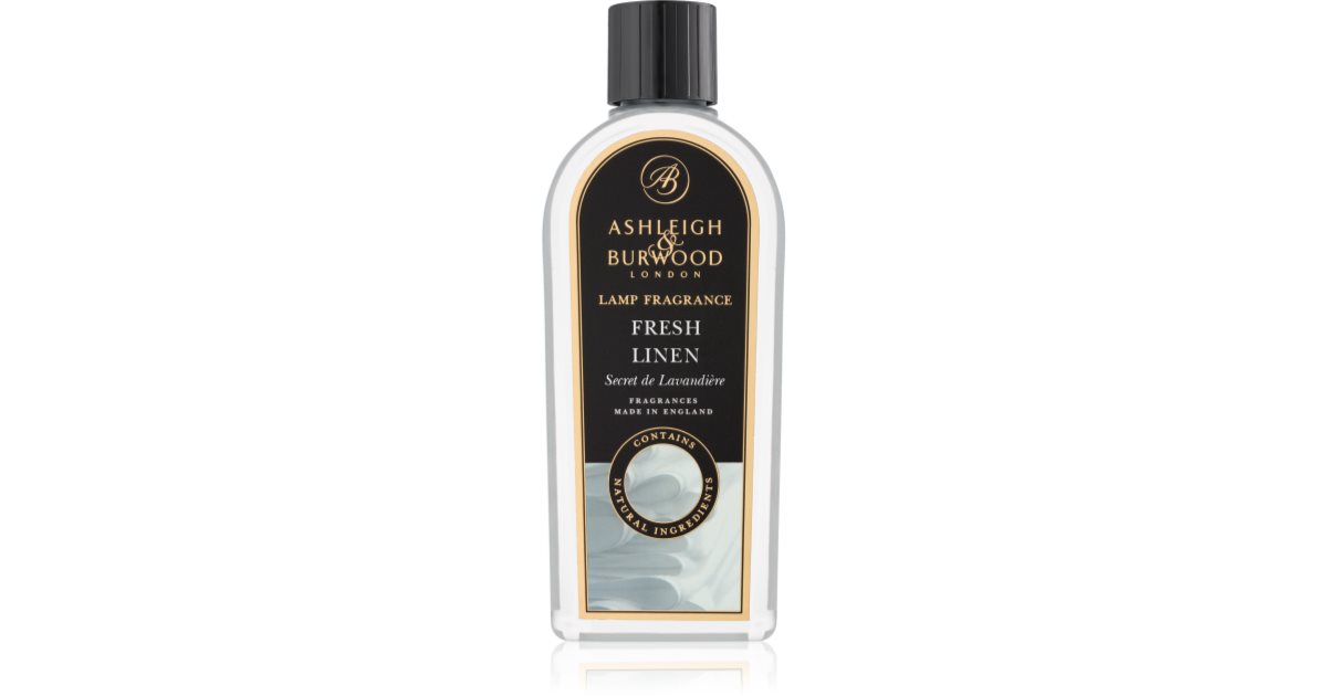 Ashleigh &amp; Burwood London Fragancia de lámpara Fresh Recambio de lino para lámpara catalítica 1000 ml