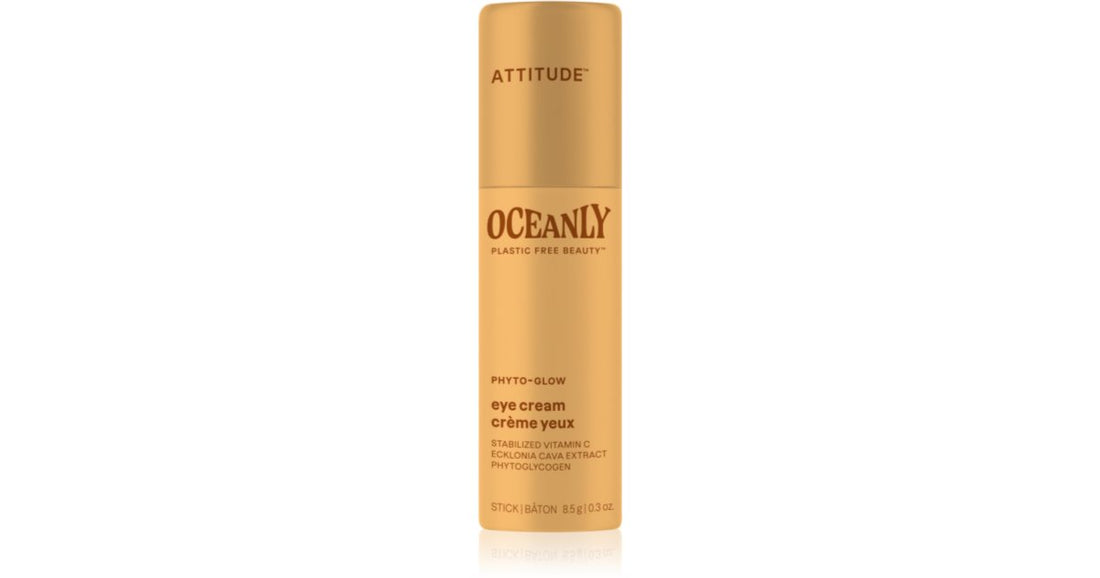 Crema iluminadora para ojos Attitude Oceanly con Vitamina C 8,5 g