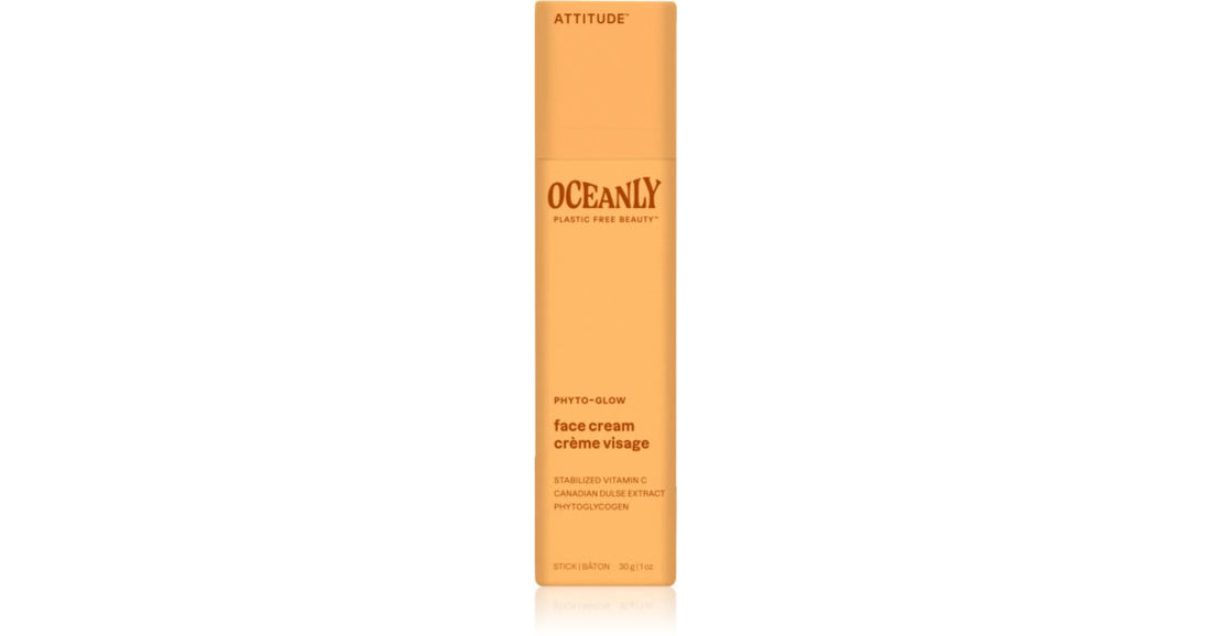 crema facial Attitude Oceanly crema sólida iluminadora con vitamina C 30 g