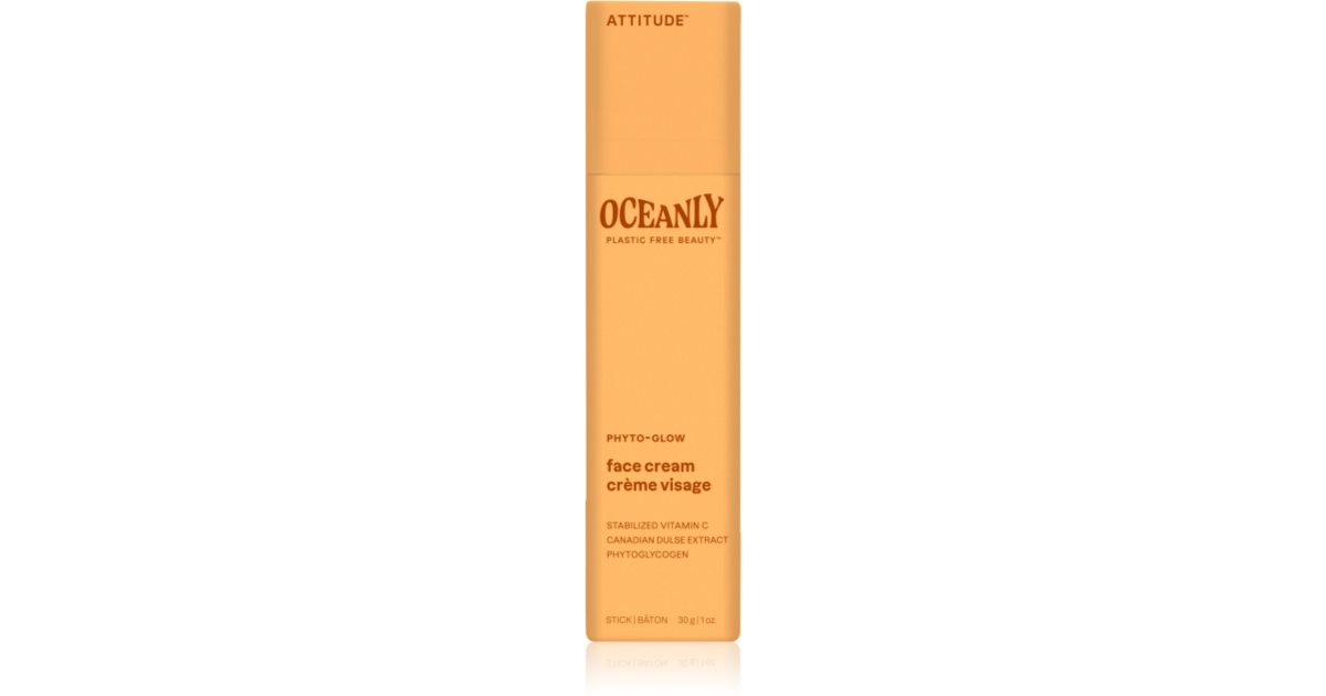 Gesichtscreme Attitude Oceanly leuchtende feste Creme mit Vitamin C 30 g