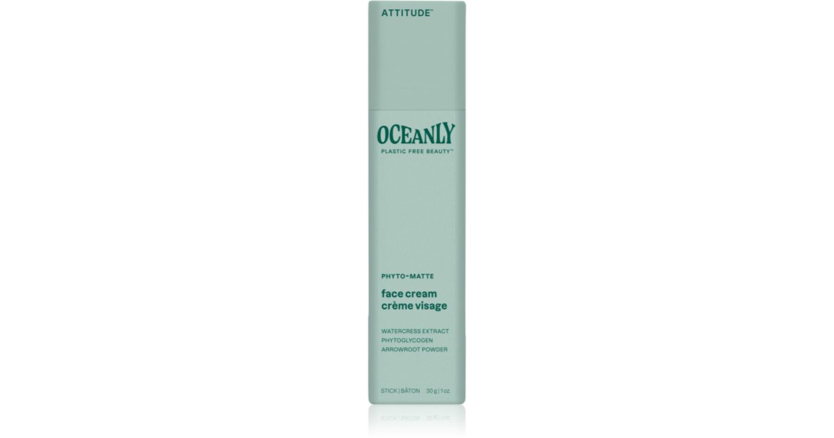 Ansigtscreme Attitude Oceanly solid matterende creme til kombineret hud 30 g