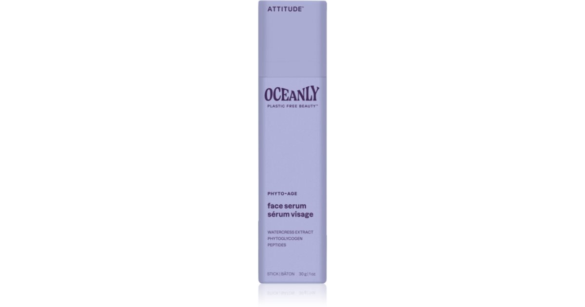 Serum do twarzy Attitude Oceanly serum przeciwstarzeniowe z peptydami 30 g