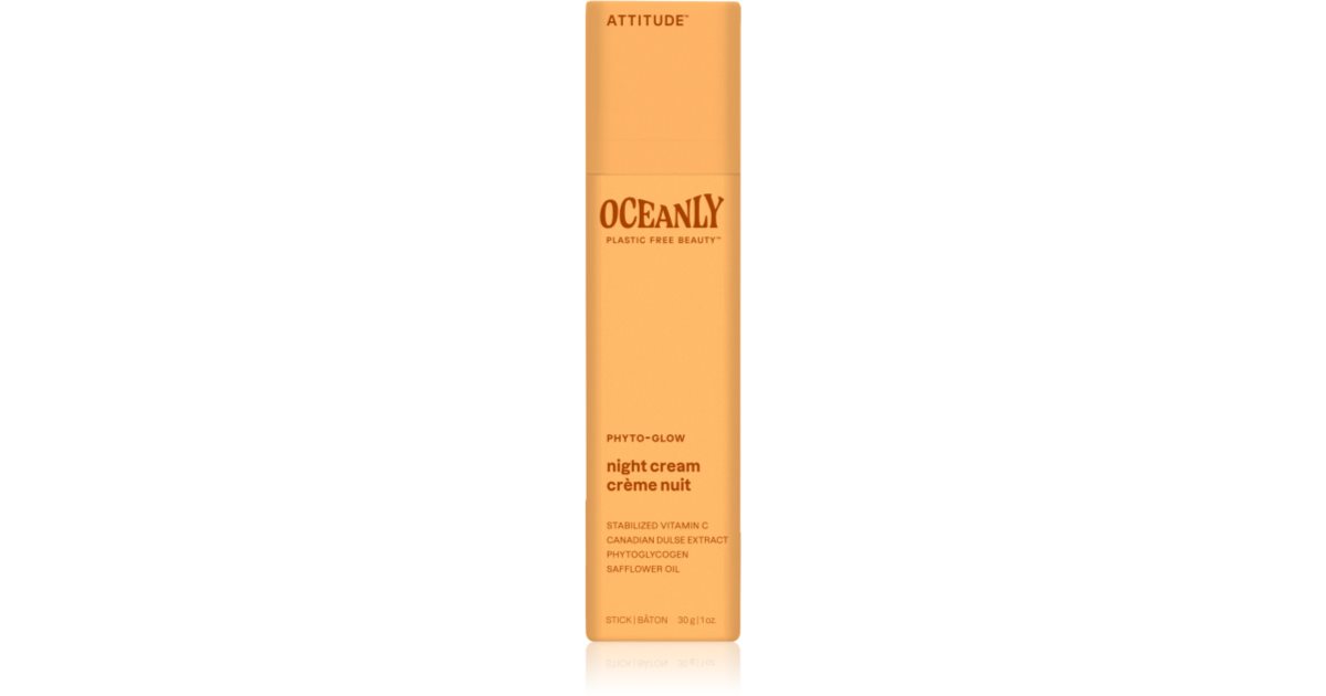 Attitude Oceanly crema notte illuminante con vitamina C 30 g