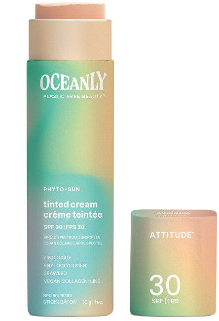 Attitude Tinted moisturizing cream SPF 30 Oceanly (tinted cream) 30 g 