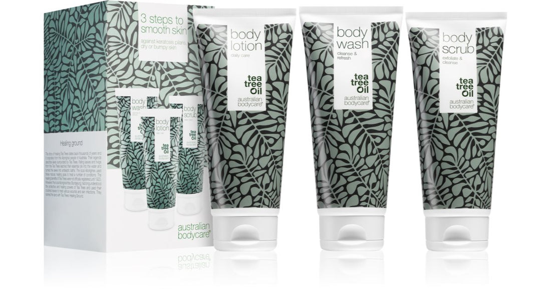 Australian Bodycare Coffret cadeau corps 3 étapes pour lisser la peau