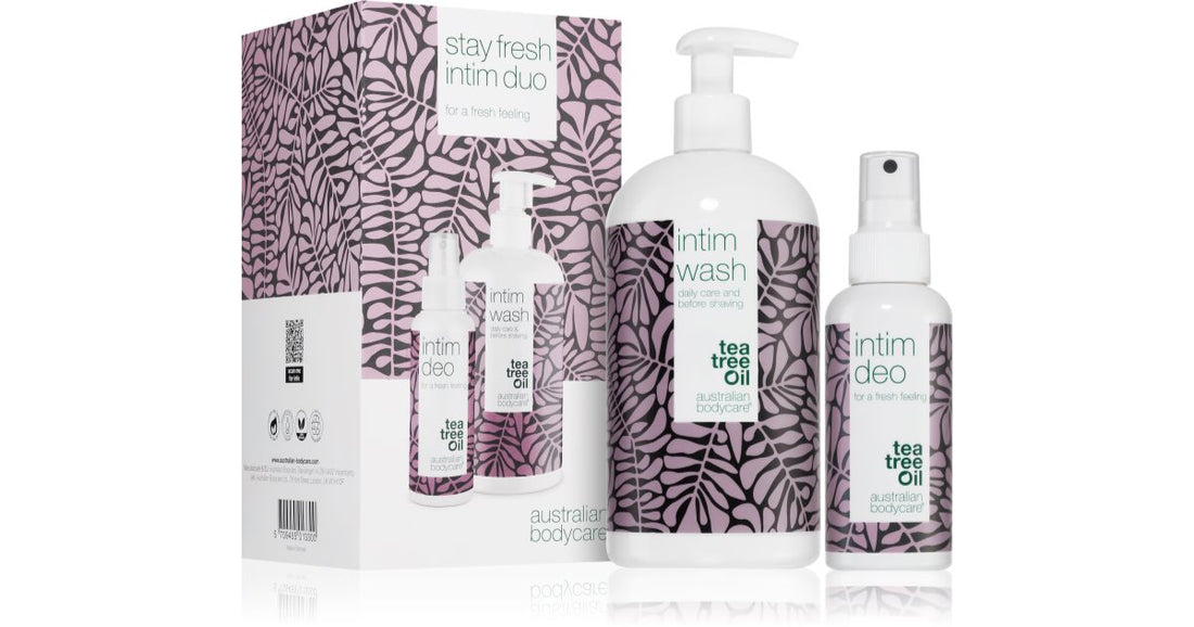 Australian Bodycare Zostawać Fresh Pudełko upominkowe Intim Duo do higieny intymnej