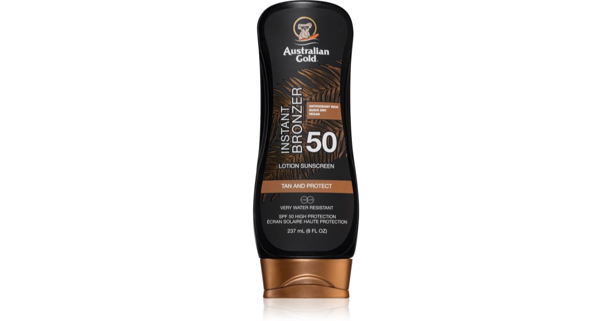 Australian Gold Lotion met bruiningsbeschermende behandeling tegen zonnestralen met bruiningsfactor SPF 50 237 ml