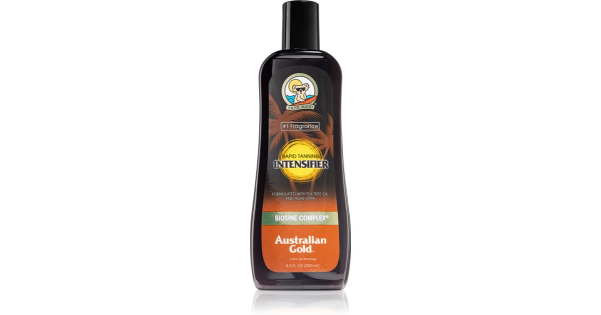 Australian Gold Lait corporel intensif rapide pour accélérer le bronzage 250 ml