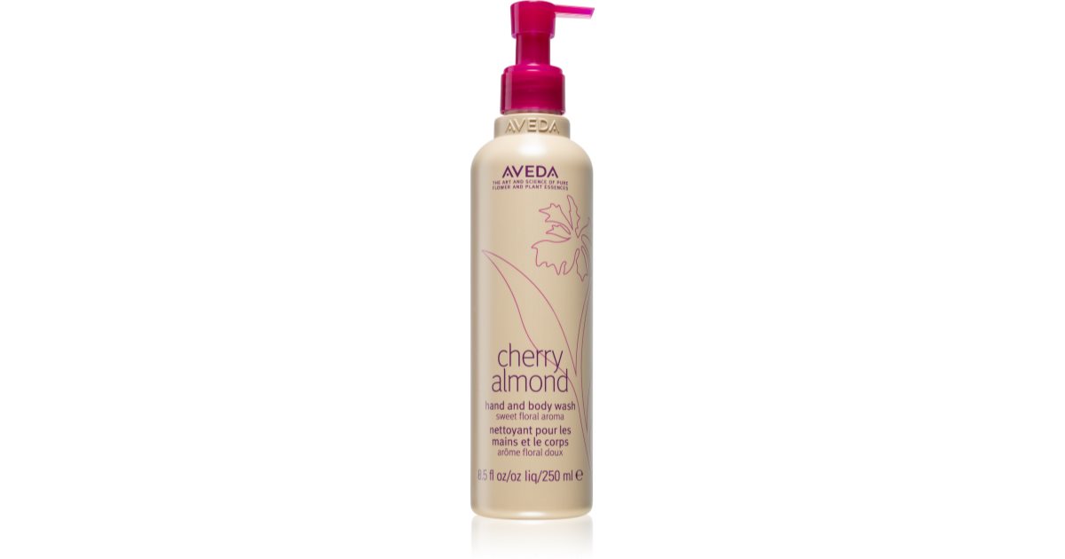 Aveda Cherry Almond nærende shower gel til hænder og krop 1000 ml