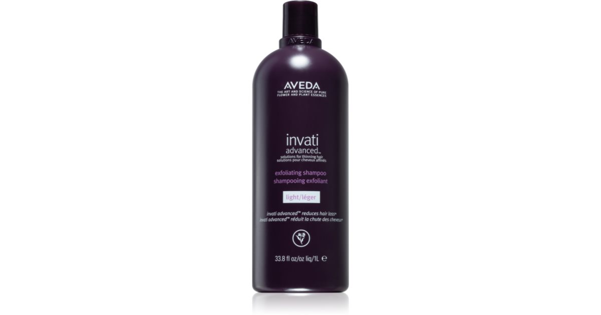 Aveda Invati Advanced™ ライト角質除去シャンプー、デリケート クレンジング スクラブ効果 1000 ml