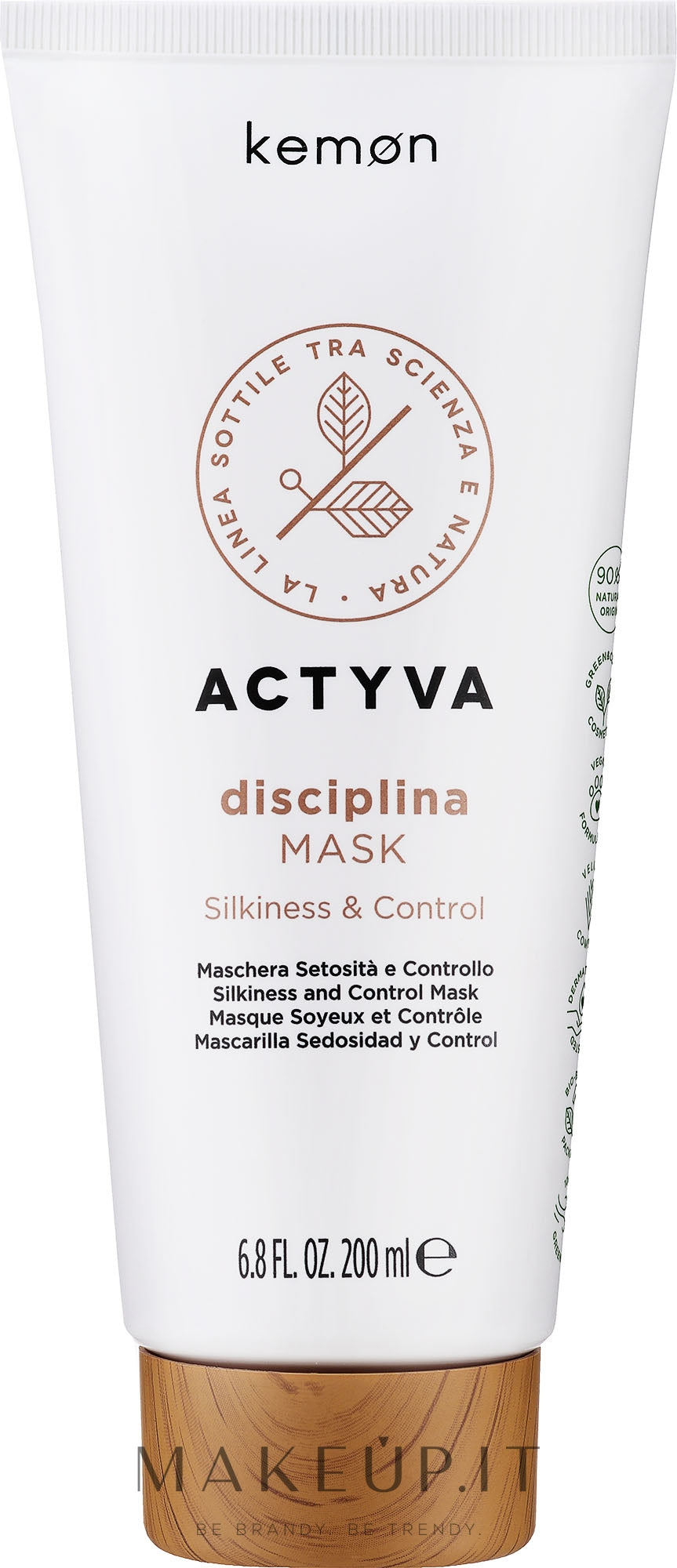 Maschera capelli ribelli Actyva Disciplina Mask 200 ml