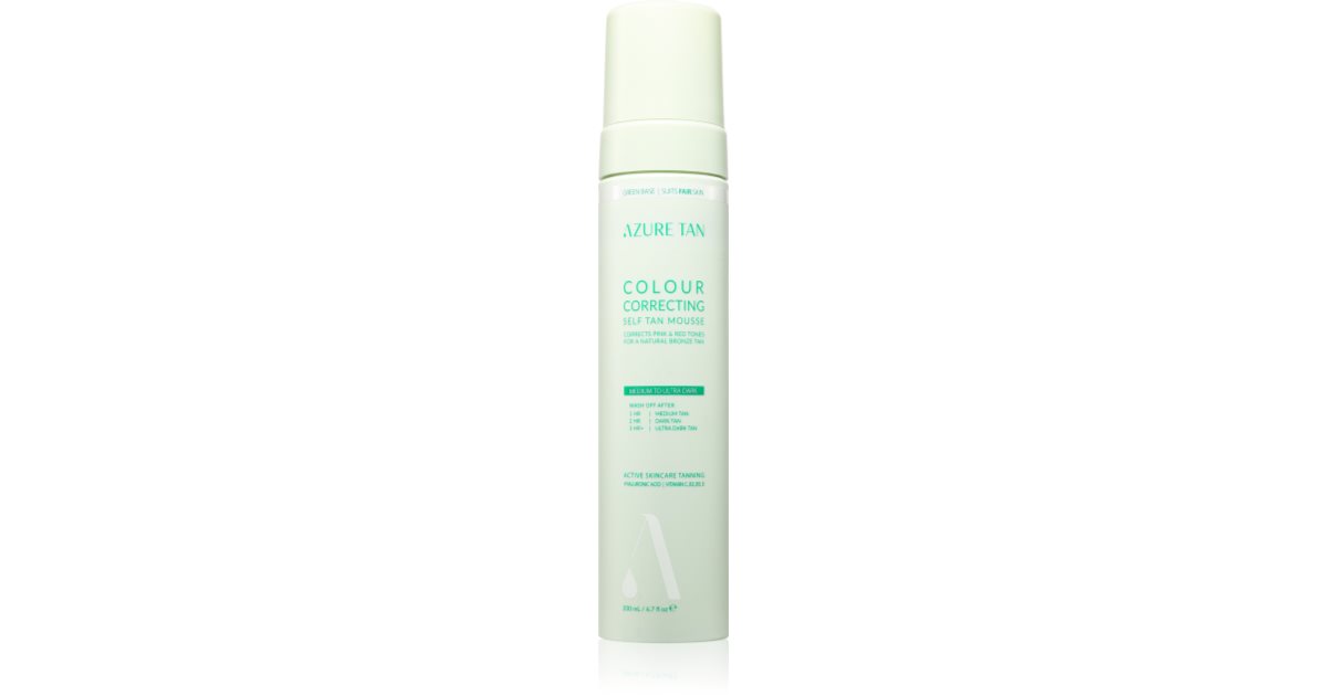 Azure Tan 그린 베이스 셀프 태닝 무스 200 ml