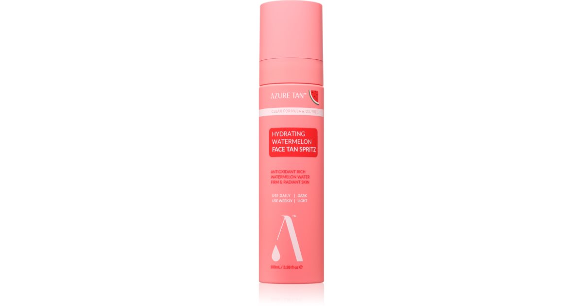 Mousse autobronceadora para el rostro Azure, hidratante con sandía 100 ml