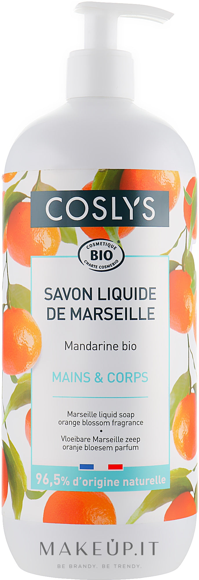 Sapone liquido "Mandarino" Coslys Pure Tradition Liquid Soap 1000 ml