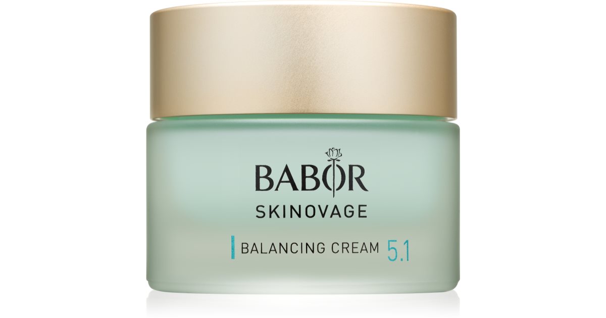 BABOR Skinovage Crema riequilibrante idratante unificante effetto opacizzante per pelli grasse e miste 50 ml