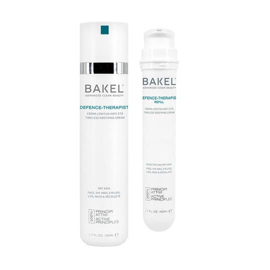 Bakel 适合干性皮肤的防御治疗师盒和补充装