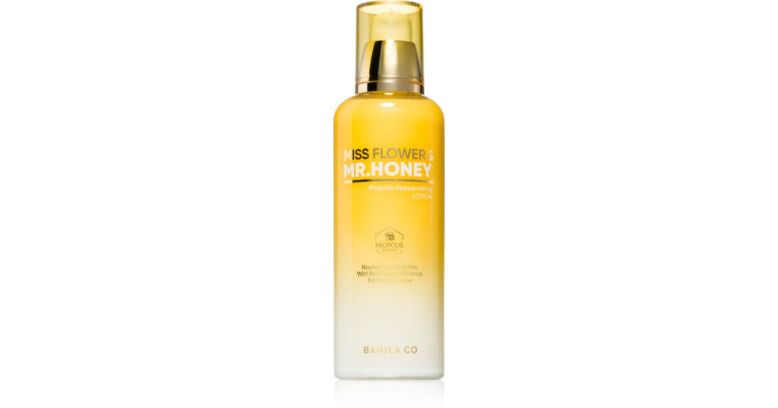 Banila Co. Miss Flower &amp; Mr. Honey Propolis latte illuminante e idratante per ringiovanire la pelle 150 ml