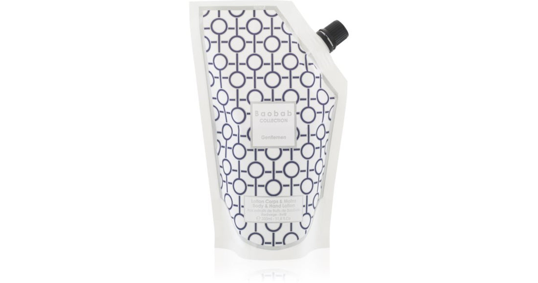 Baobab Collection Body Wellness Gentlemen recharge de lait mains et corps 350 ml