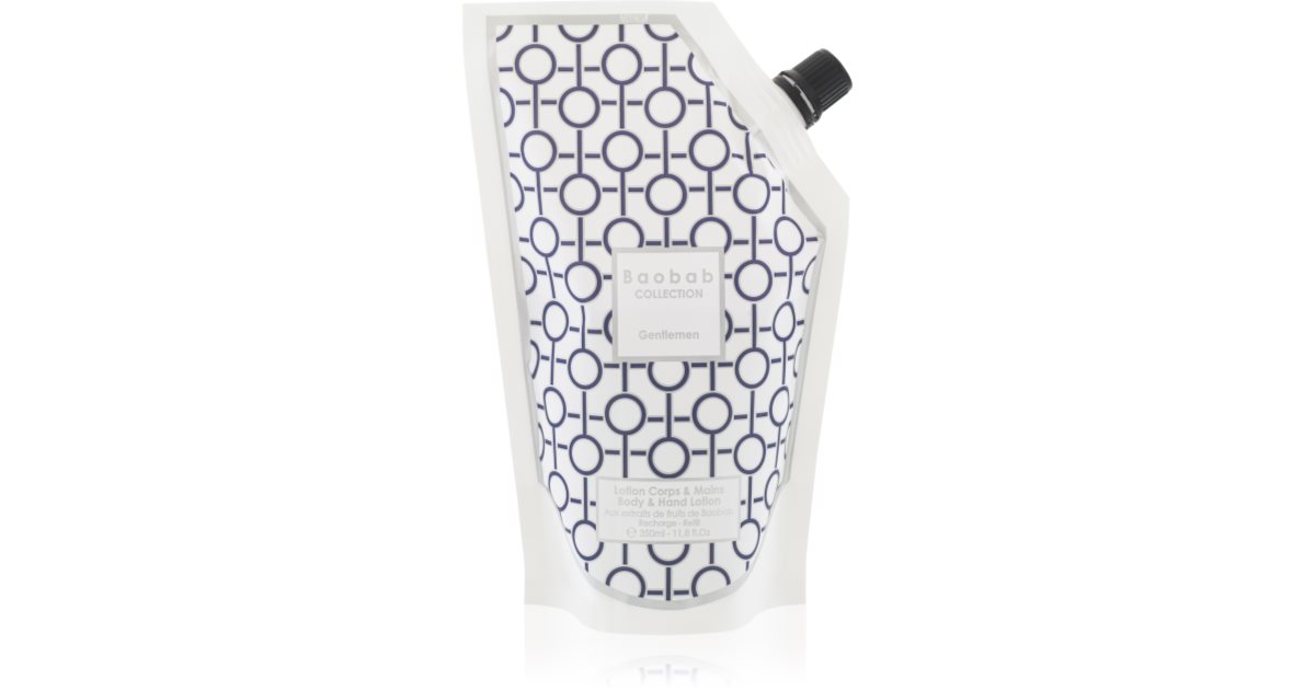 Baobab Collection Body Wellness Gentlemen hånd- og kroppsmelkepåfyll 350 ml