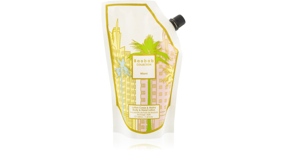 Baobab Collection Body Wellness Miami hånd- og kroppsmelkrefill 350 ml