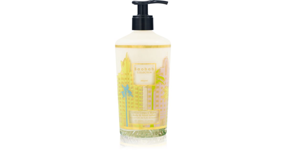 Baobab Collection Body Wellness Miami hand- en lichaamsmelk 350 ml