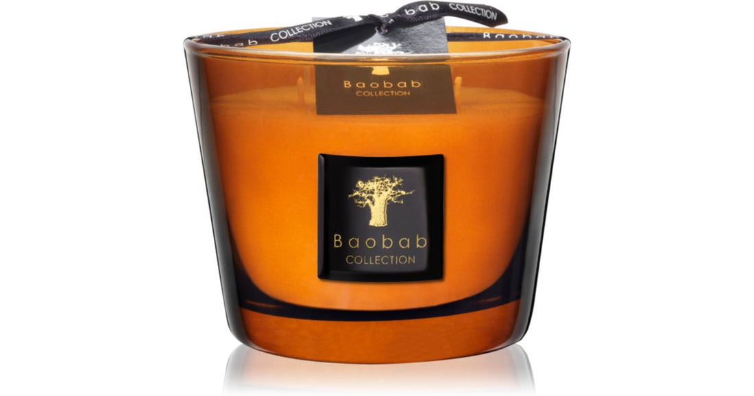 Baobab Collection Bougie parfumée Les Prestigieuses Cuir de Russie 10 cm