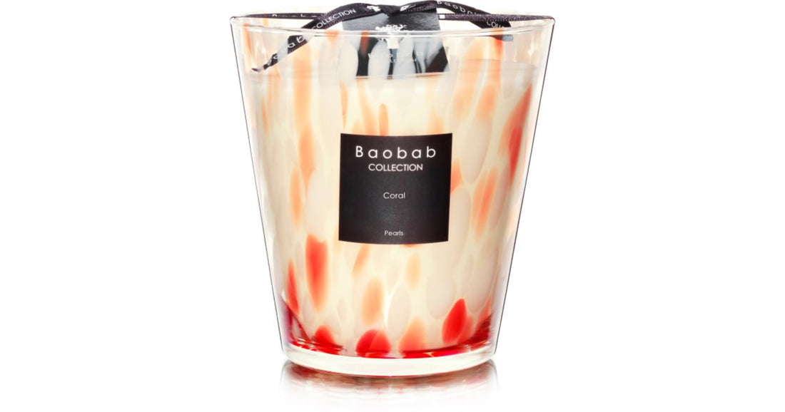 Baobab Collection Pearls Coral doftljus 16 cm