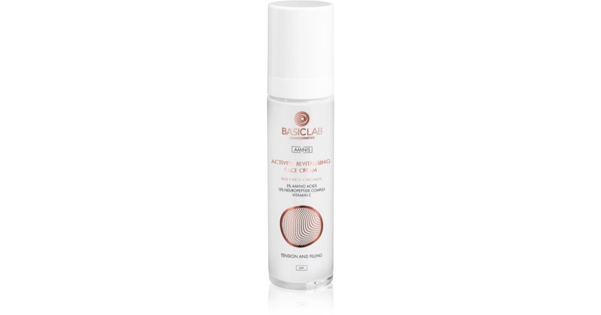 BasicLab Dermocosmetics Aminis revitaliserende creme mod de første tegn på hudens aldring 50 ml