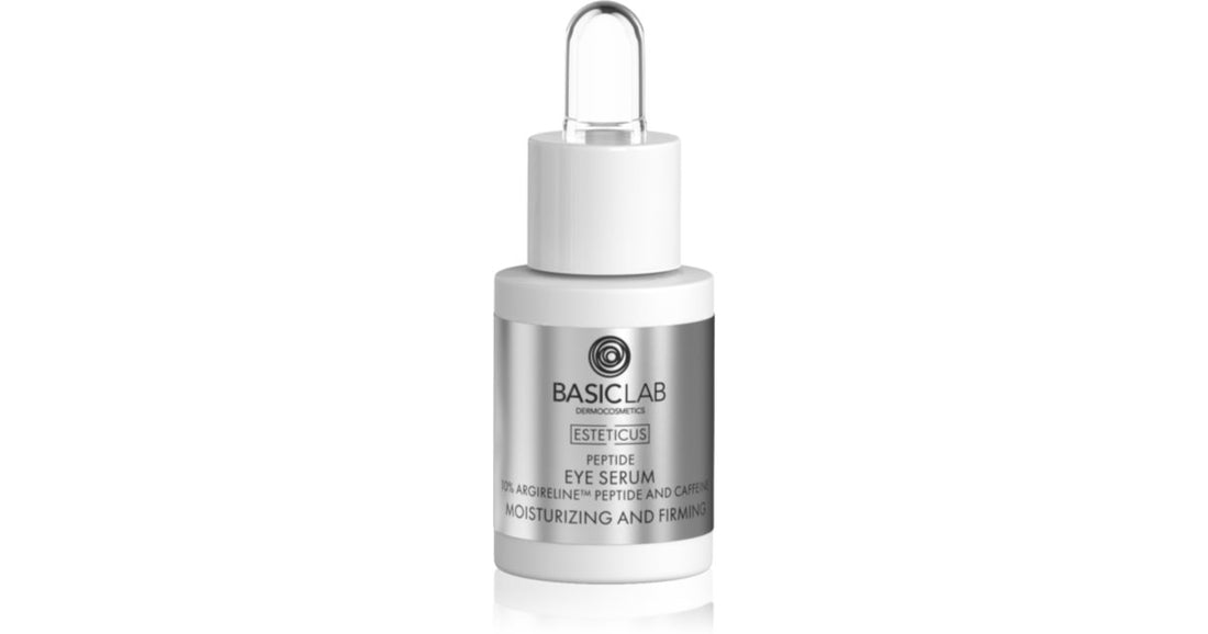 BasicLab Dermocosmetics エステティカス ファーミング アイ セラム ペプチド入り 15 ml