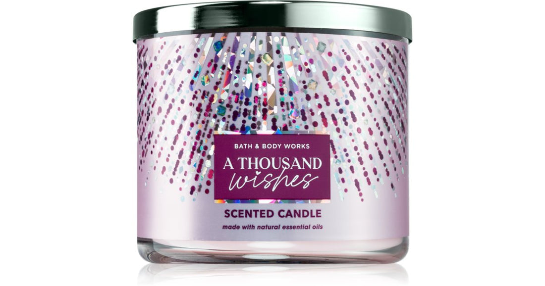 Bath &amp; Body Works נר ריחני אלף משאלות II. 411 גרם