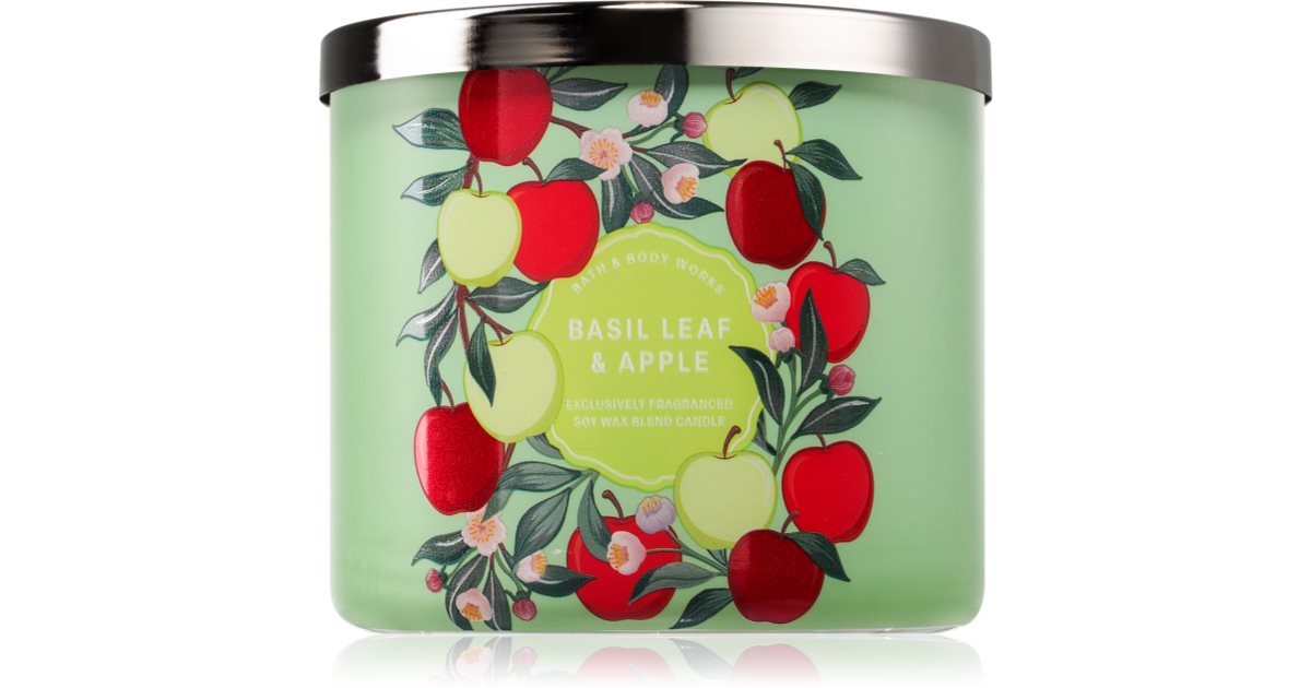 Bath &amp; Body Works Duftkerze Basil Leaf &amp; Apple 411 g